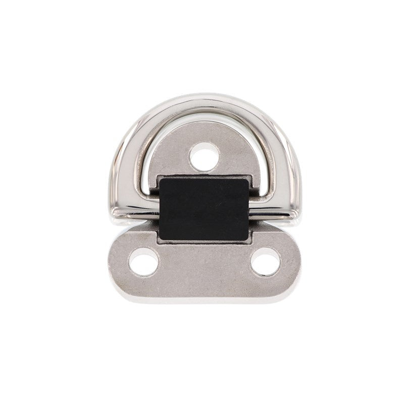 RVS padoog met D-ring - RVS A4-AISI 316 - 3-Punts montage - afmeting 45 x 43 mm