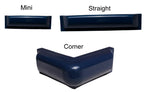 Majoni Steigerfender - navy - Stootrand Steiger – UV Bestendig Kunststof – Recht of hoek – Duurzame Bescherming