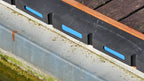 Steigerfender - EVA foam - 100 x 12 x 6 cm  - zwart - waterdicht