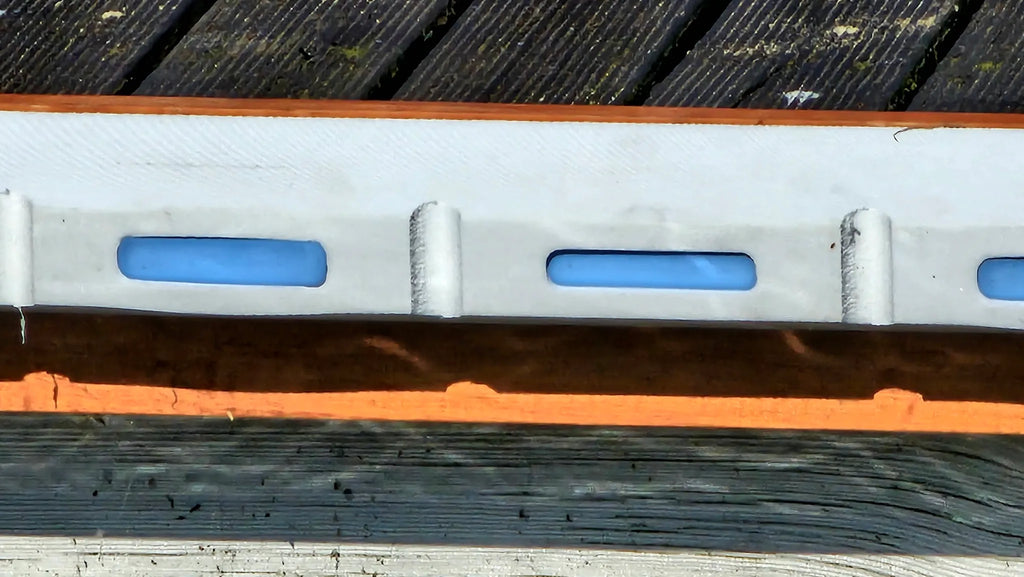 Steigerfender - EVA foam - 100 x 12 x 6 cm  - wit - waterdicht
