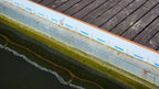 Steigerfender - EVA foam - 100 x 12 x 6 cm  - wit - waterdicht