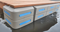 Steigerfender - EVA foam - 100 x 22 x 6 cm  - grijs - waterdicht