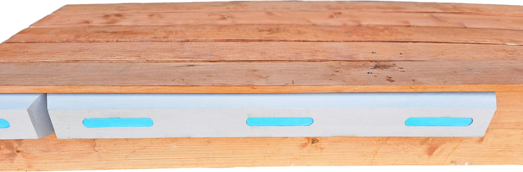 Steigerfender - EVA foam - 100 x 12 x 6 cm  - grijs - waterdicht