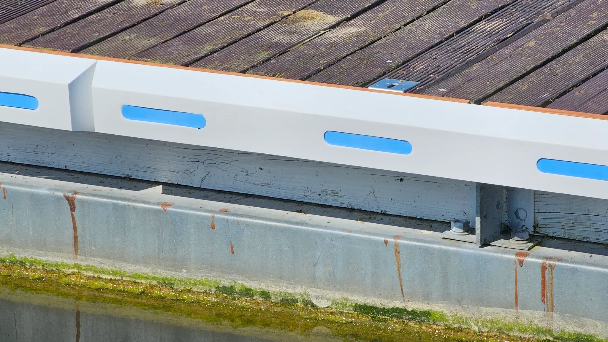 Steigerfender - EVA foam - 100 x 12 x 6 cm  - grijs - waterdicht