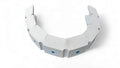 Steigerfender - EVA foam -  rond 100 x 12 x 6 cm  -  wit - waterdicht