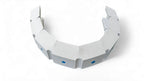 Steigerfender - EVA foam -  rond 100 x 12 x 6 cm  -  wit - waterdicht