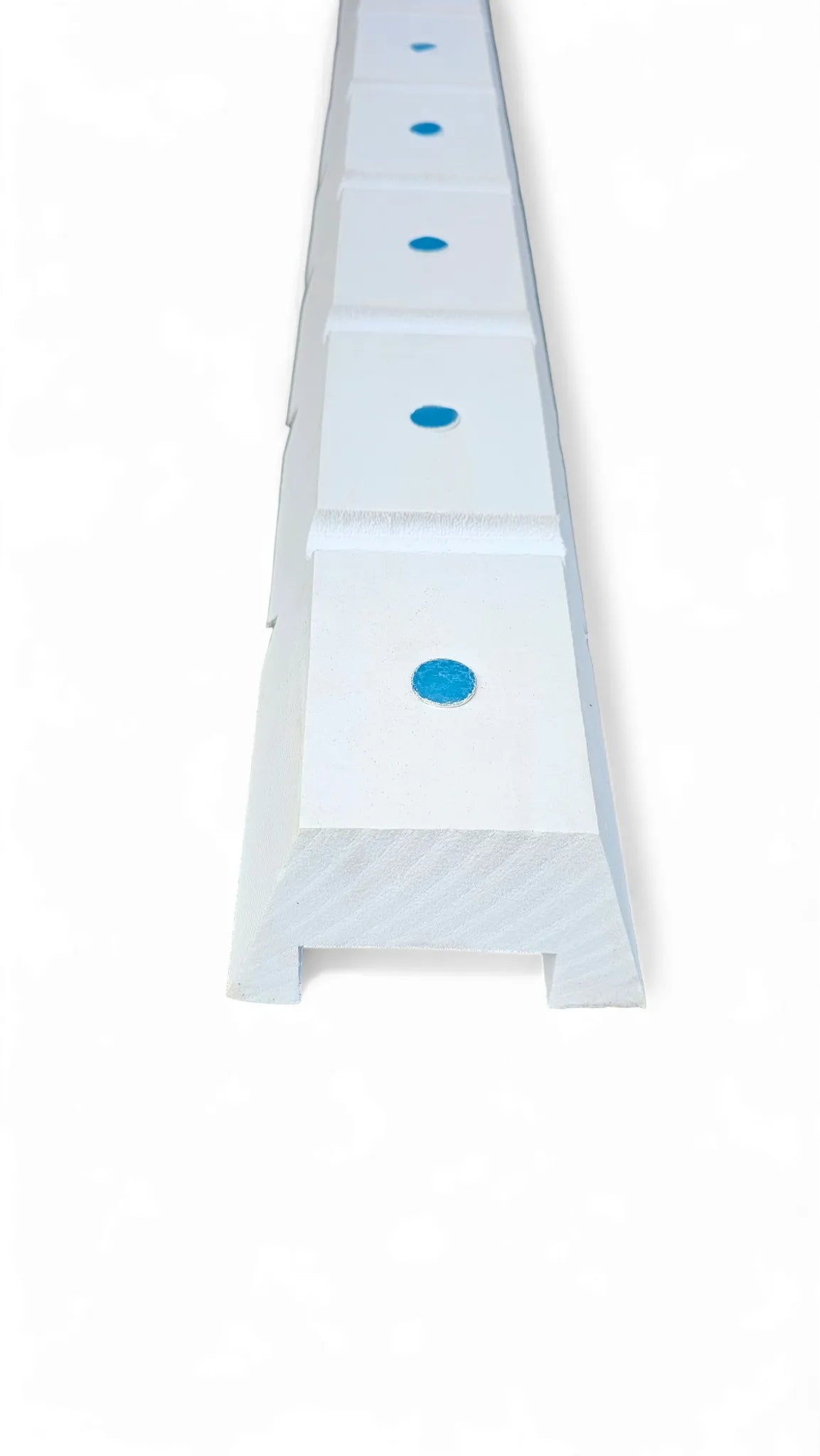 Steigerfender - EVA foam -  rond 100 x 12 x 6 cm  -  wit - waterdicht