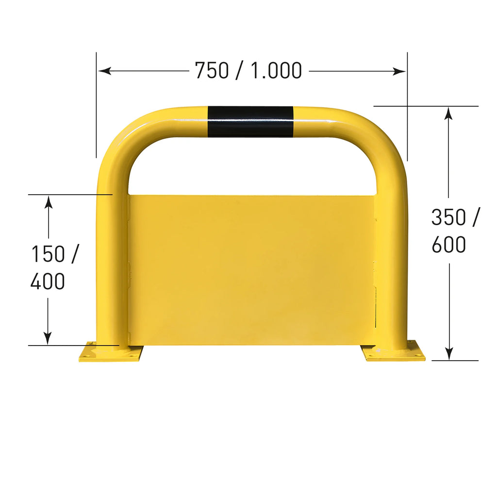 BLACK BULL beschermbeugel met onderrijbeveiliging – binnen – hoogte 35 cm