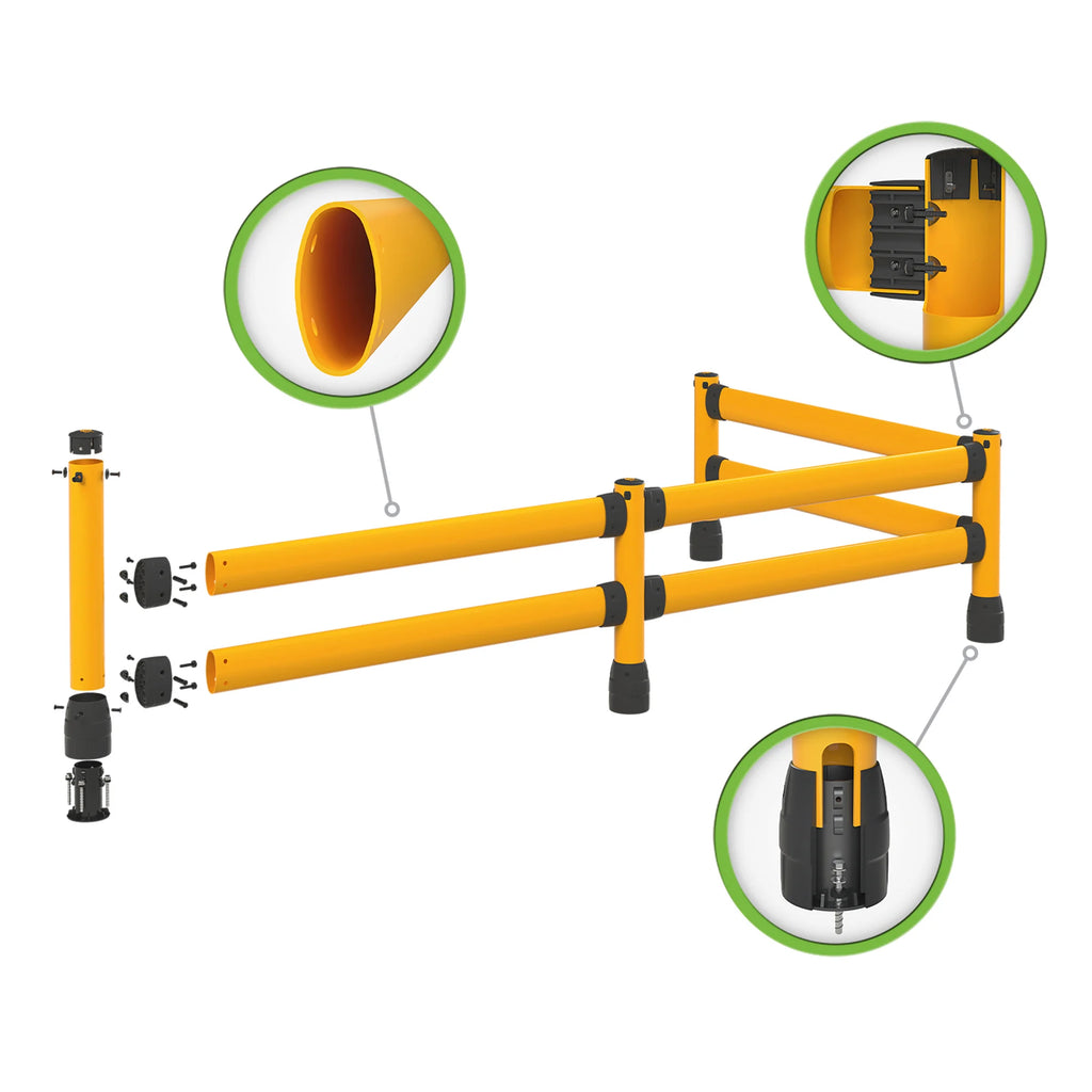 BLACK BULL FLEX veiligheidshek L-line basisset – voertuigbescherming