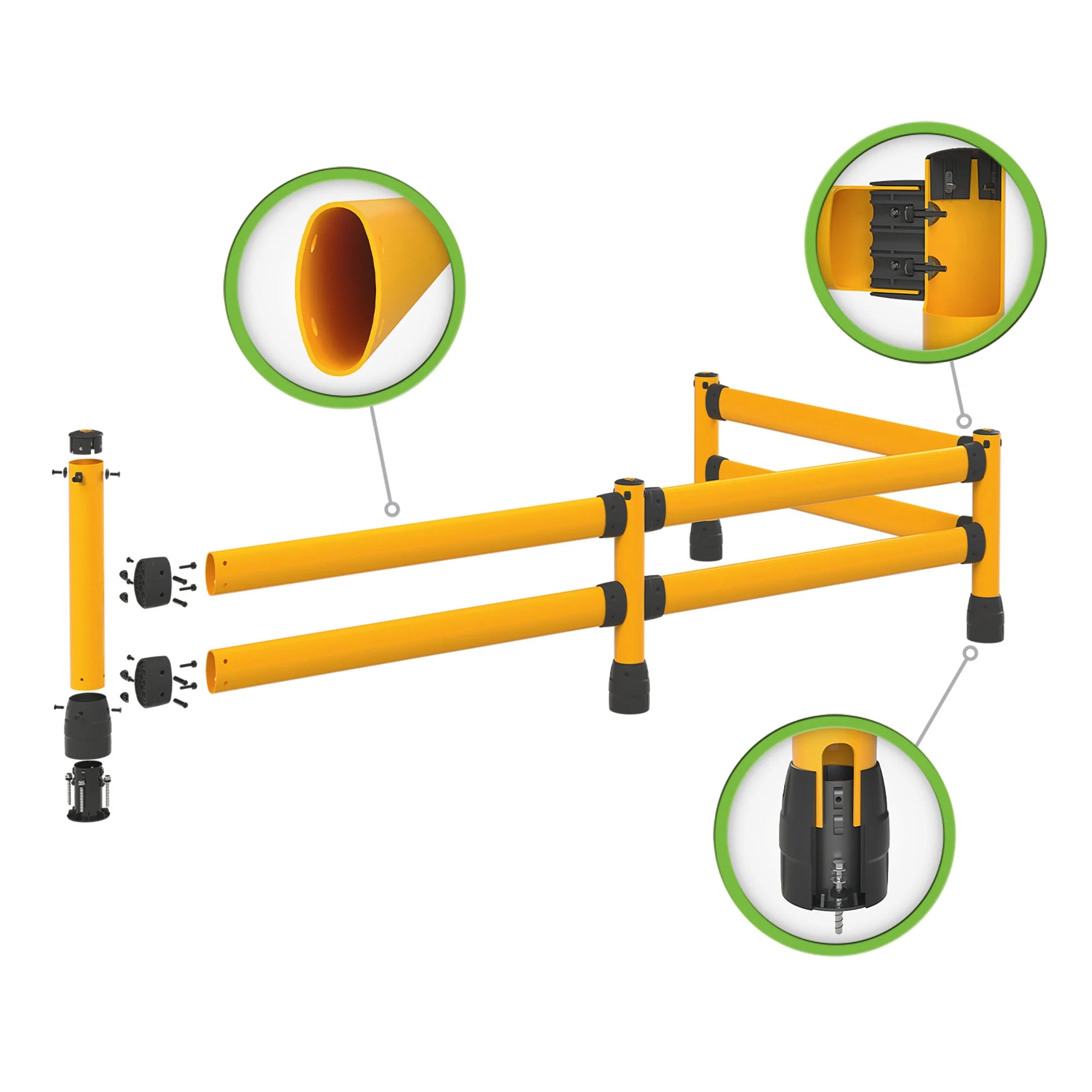BLACK BULL FLEX veiligheidshek L-line basisset – voertuigbescherming