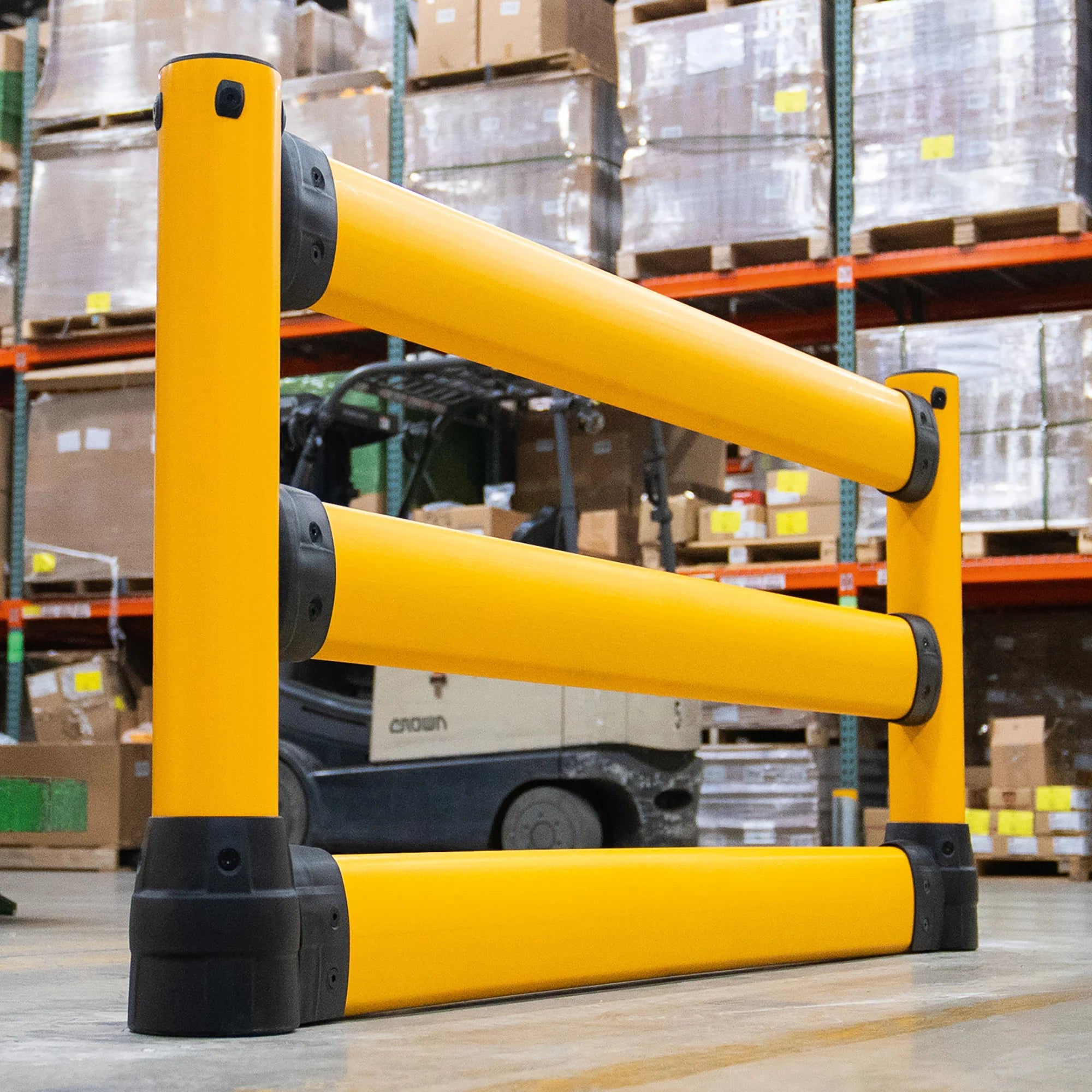 BLACK BULL FLEX veiligheidshek L-line uitbreidingsset recht met onderrijbeveiliging