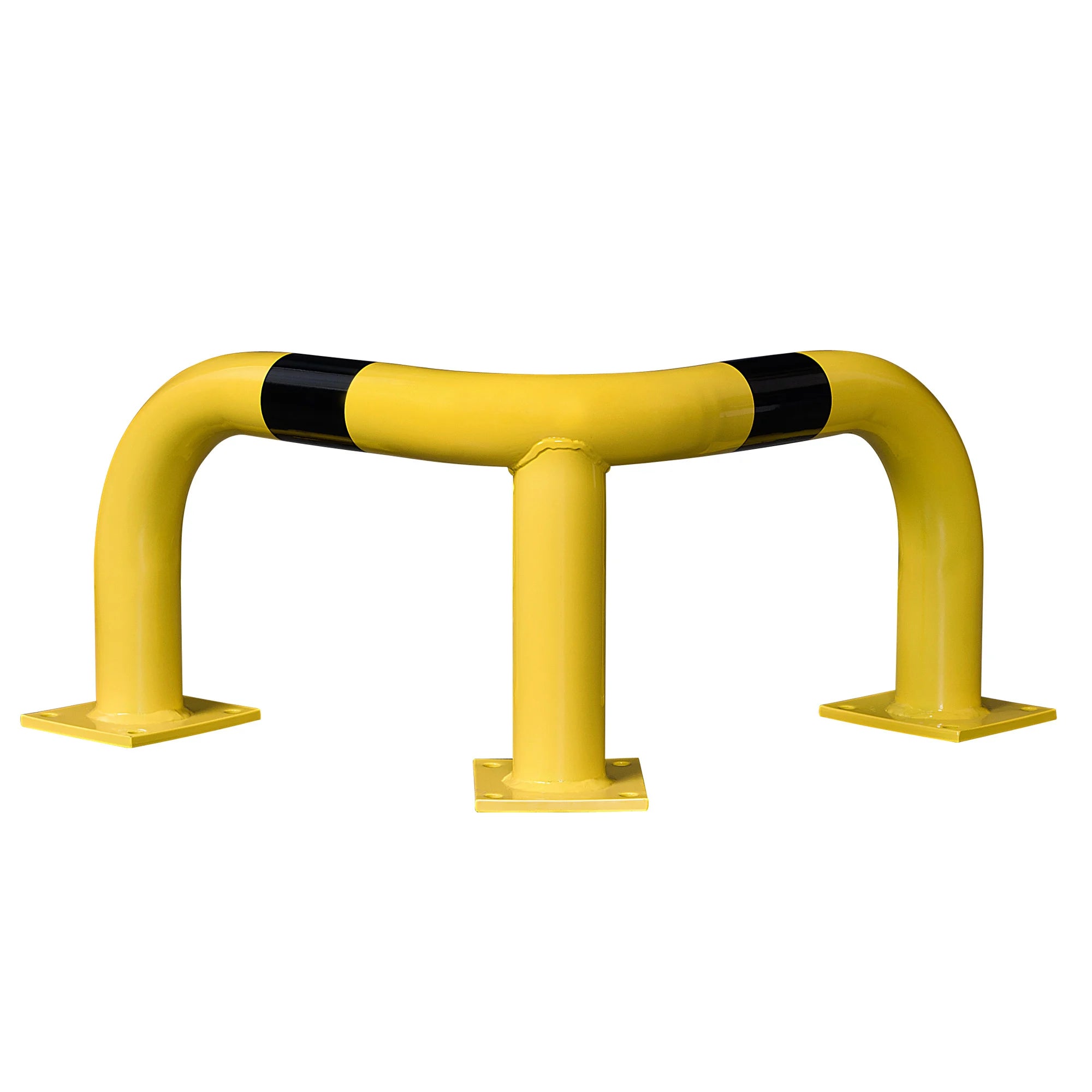 BLACK BULL hoekbeschermbeugel – hoogte 35 cm – binnen & buiten – geel / zwart