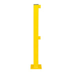 BLACK BULL magazijn railing S-LINE – veiligheidsrailing – geel gecoat – binnengebruik