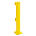 BLACK BULL magazijn railing XL-LINE – hoogte 100 cm geel gecoat – binnen & buiten