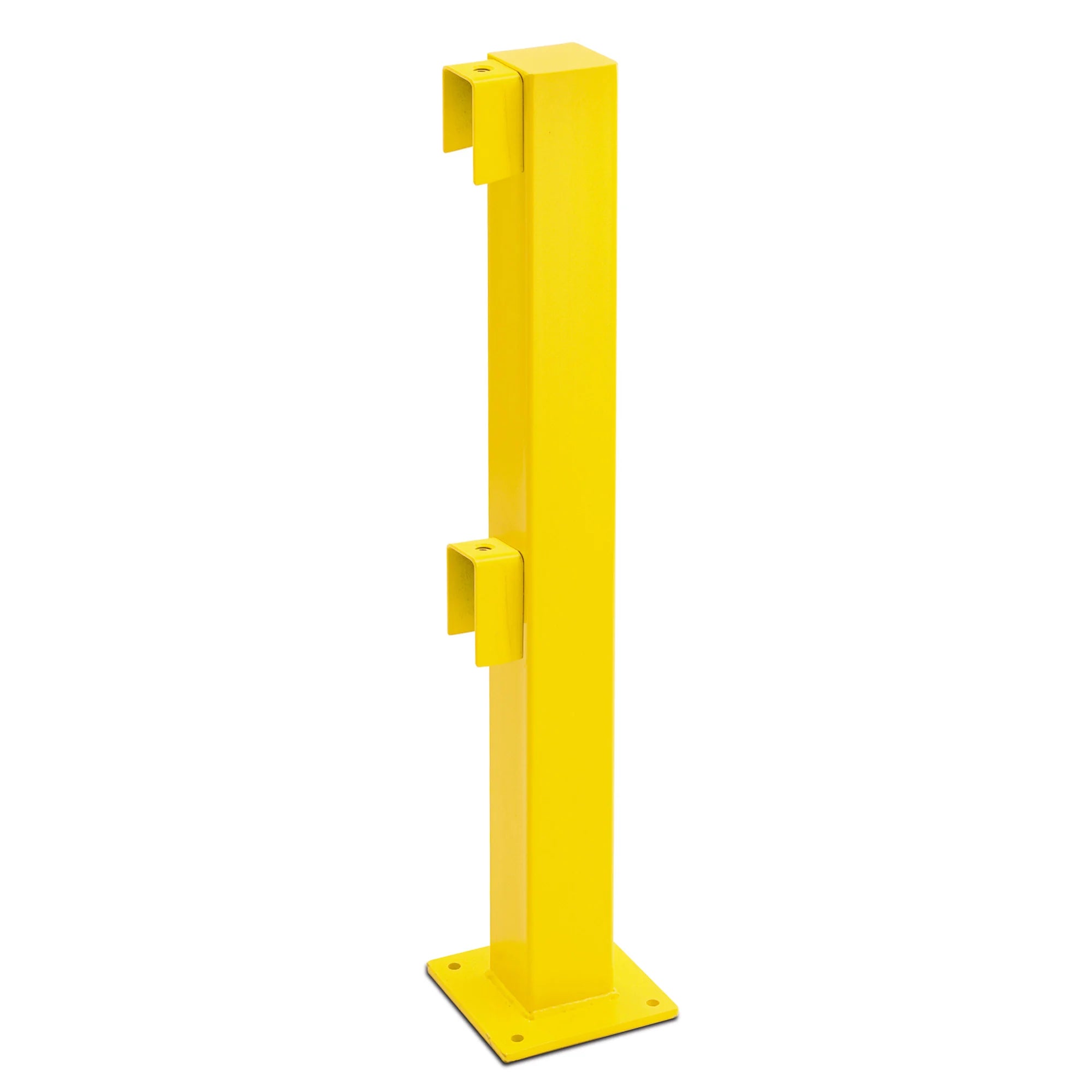 BLACK BULL magazijn railing XL-LINE – hoogte 100 cm geel gecoat – binnen & buiten