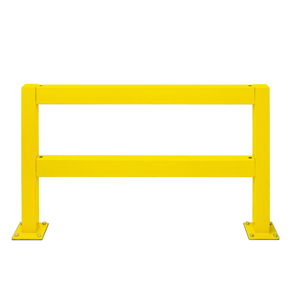 BLACK BULL magazijn railing XL-LINE – hoogte 100 cm geel gecoat – binnen & buiten