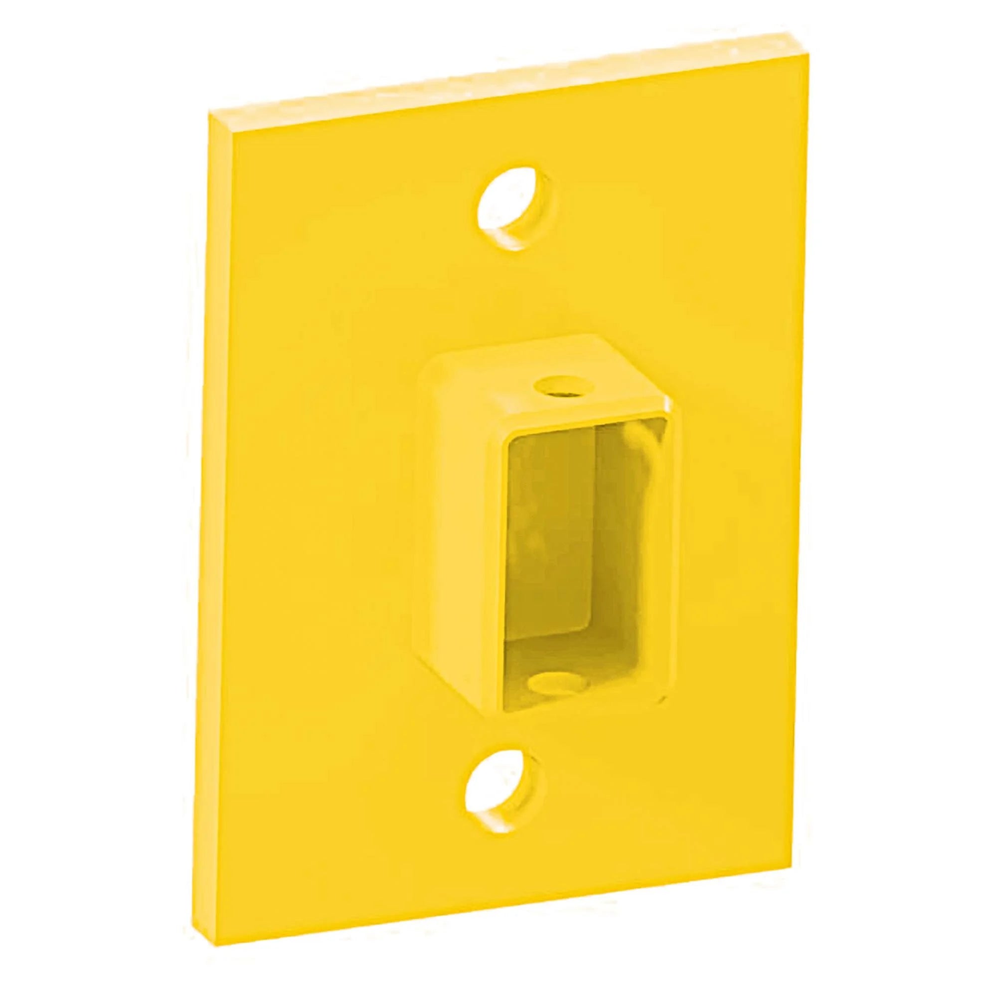 BLACK BULL magazijn railing XL-LINE – hoogte 100 cm geel gecoat – binnen & buiten