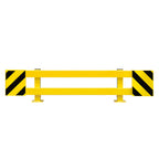 BLACK BULL stelling beschermer – palletrekbescherming – verstelbaar – 170/210 x 46,5 cm – geel / zwart