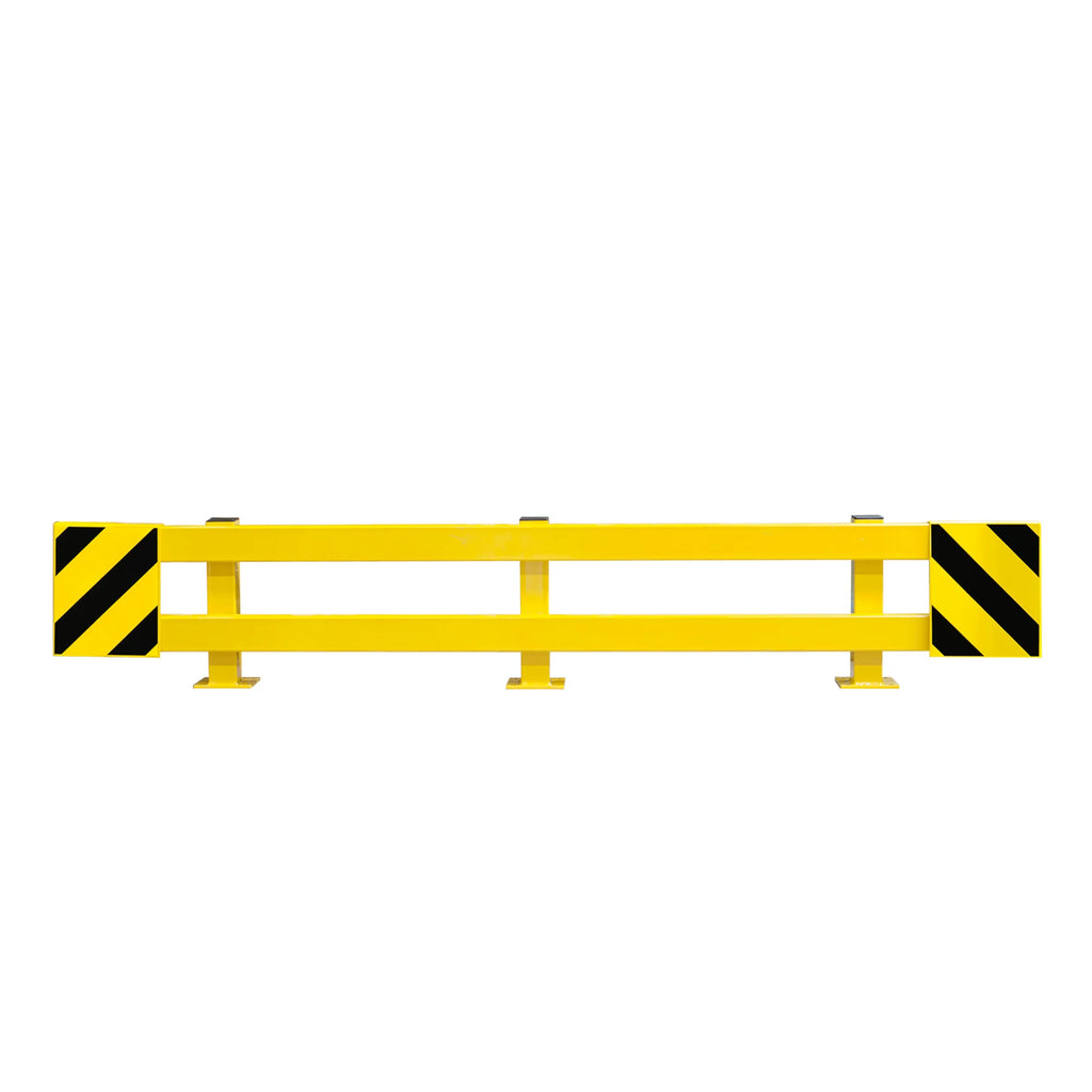 BLACK BULL stelling beschermer – palletrekbescherming – verstelbaar – 230/270 x 46,5 cm – geel / zwart