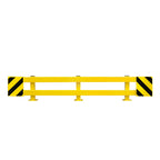 BLACK BULL stelling beschermer – palletrekbescherming – verstelbaar – 230/270 x 46,5 cm – geel / zwart