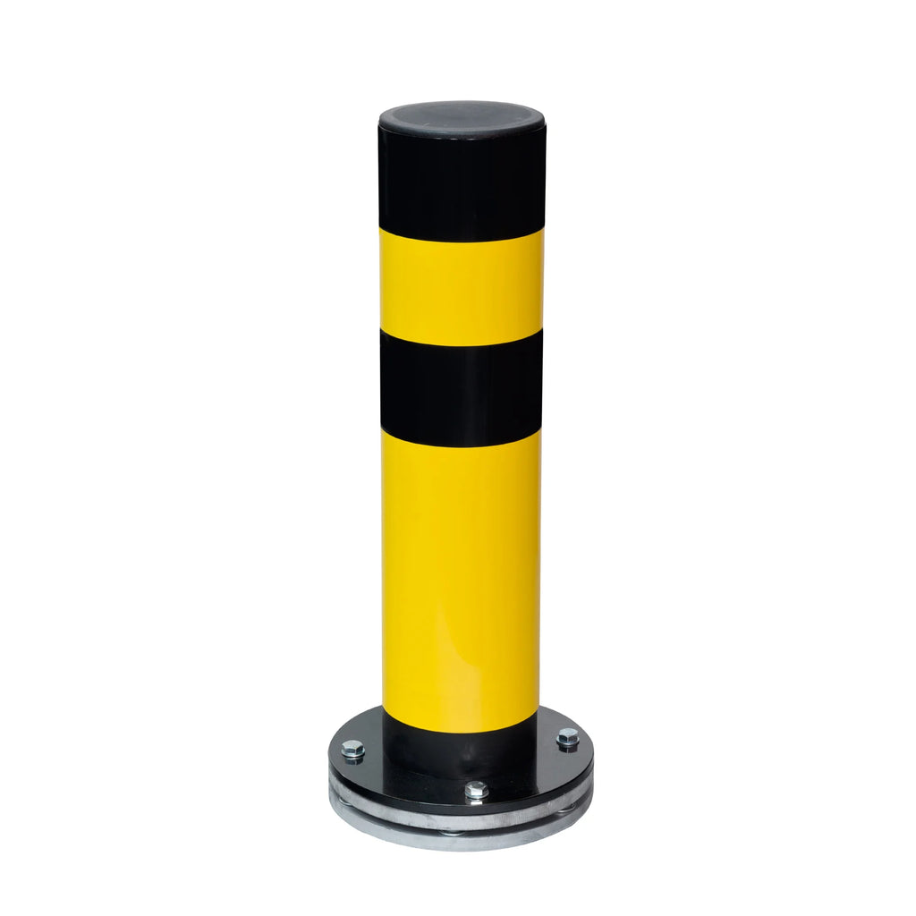 BLACK BULL draaiende & verende rampaal SWING – binnen – Ø159 mm – geel / zwart