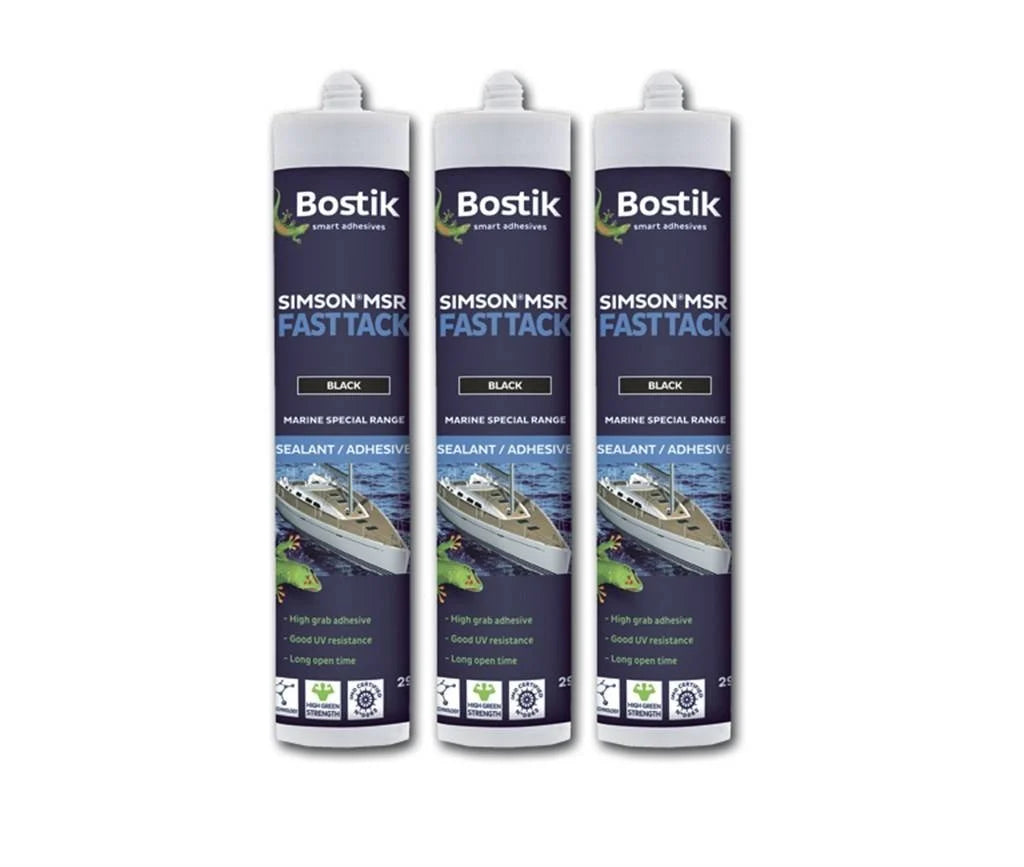 Bostik montagekit stootranden – polymeerkit – 290 ml – Wit of zwart – Sterke hechting