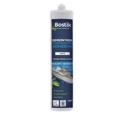 Bostik montagekit stootranden – polymeerkit – 290 ml – Wit of zwart – Sterke hechting