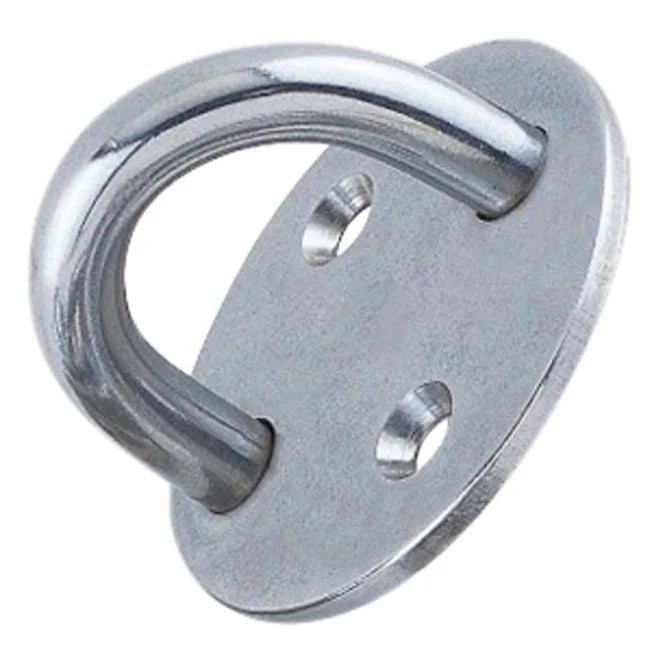 RVS steigeroog met ronde rrondplaat - RVS A2-AISI 304