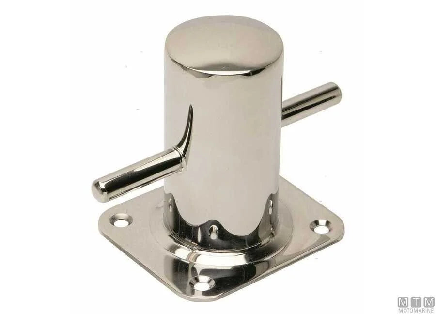 RVS bolder – A4-AISI316 – uit één stuk – diameter 70 mm – hoogte 142 mm