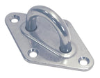 RVS steigeroog - ruitvormige grondplaat - RVS A2-AISI 304