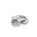 RVS padoog met D-ring - RVS A4-AISI 316 - afmeting 45 x 43 mm