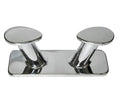 Dubbele RVS bolder - steiger Bolder - RVS A4-AISI 316 - onder boutmontage - diverse maten