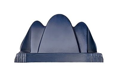 EVA Steiger Bumper B80 – Steiger Stootrand – Schokabsorberend – 85 x 12 x 8 cm – Blauw