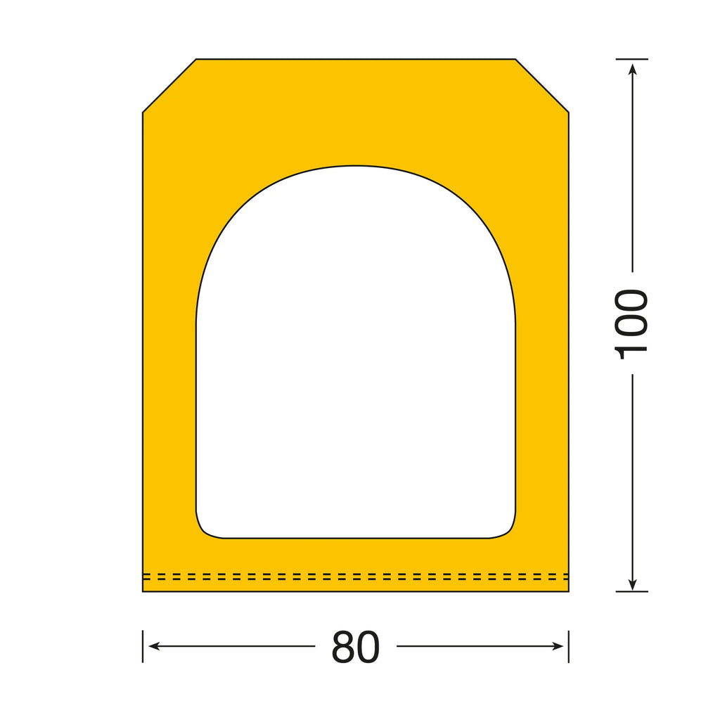 Dock Bumper stootbalk – aanrijbeveiliging – 100 x 8 x10 cm