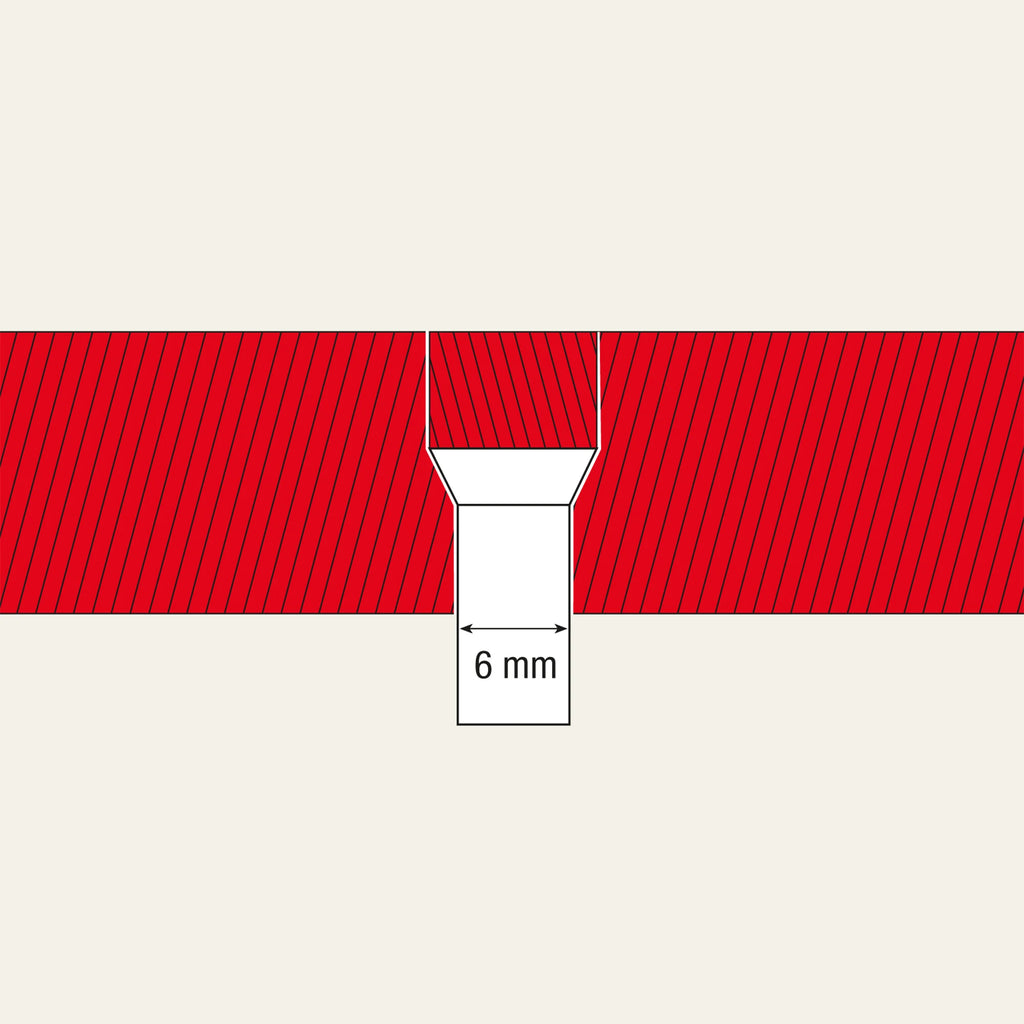Krasbescherming wand – stootbescherming – 206 x 20 cm – wit