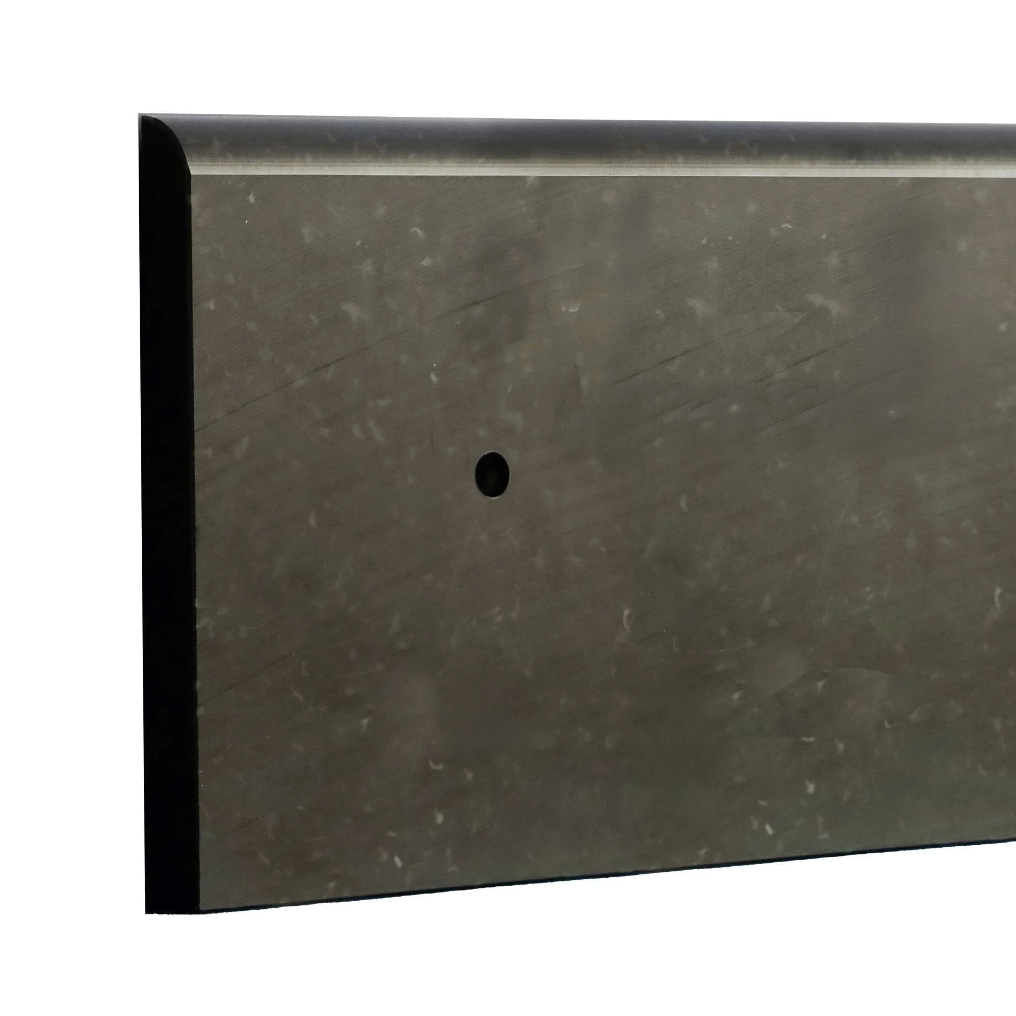 Krasbescherming wand – stootbescherming – 206 x 15 x 1 cm - gerecycled kunststof – zwart