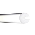 Profielstootrand rond – stootbescherming – opschuifbaar – 1 meter – wit