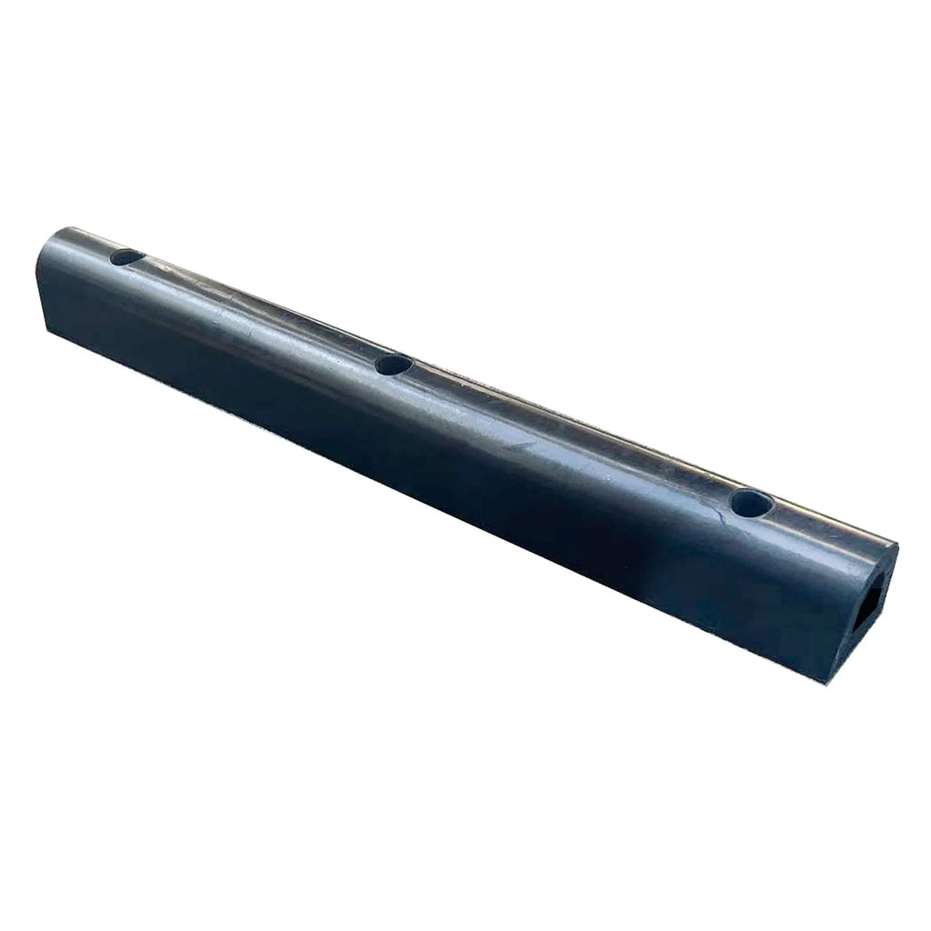 Schokdemper stootbalk – aanrijbeveiliging – 90 x 10 x 10 cm – zwart