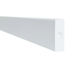Stootrand rechthoekig – stootbescherming – zelfklevend – 100 x 6 x 2 cm – wit