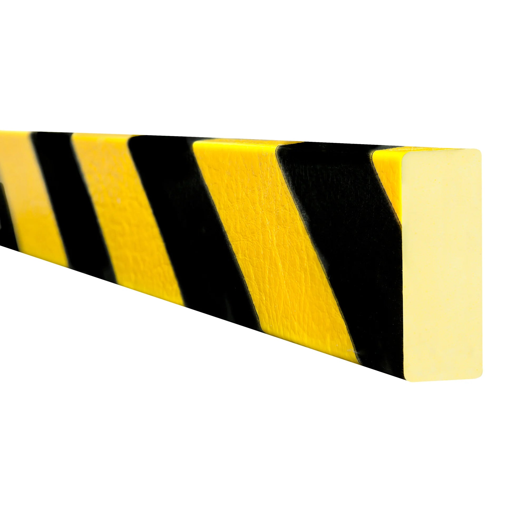 Stootrand rechthoekig – stootbescherming – zelfklevend – 500 x 15 x 2 cm – geel / zwart