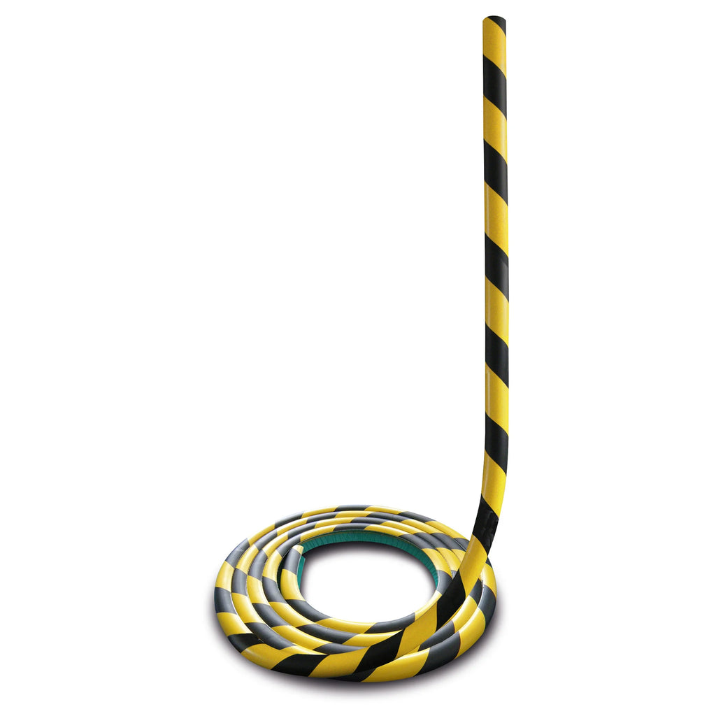 Stootrand L profiel 160° – stootbescherming zelfklevend – 5 meter – geel / zwart