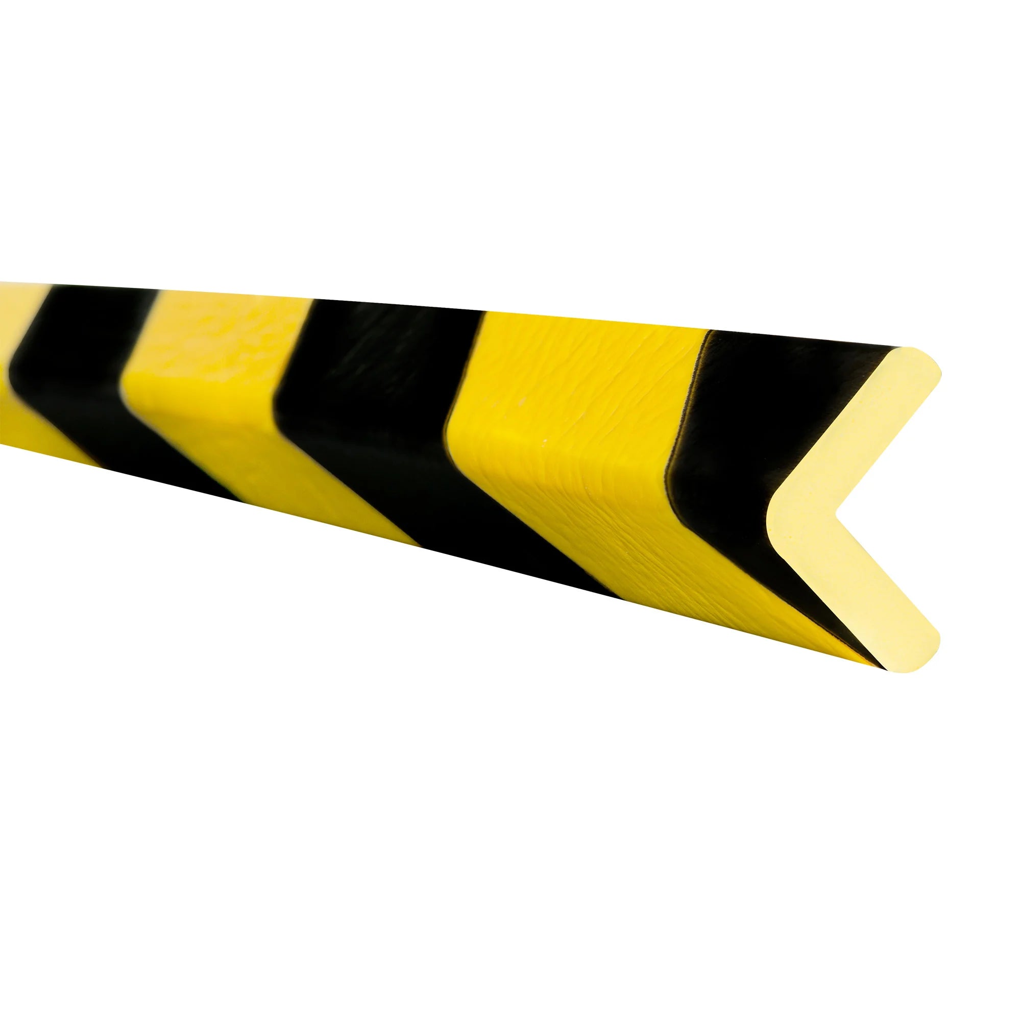 Stootrand L profiel – stootbescherming zelfklevend – 1 of 5 meter – geel / zwart