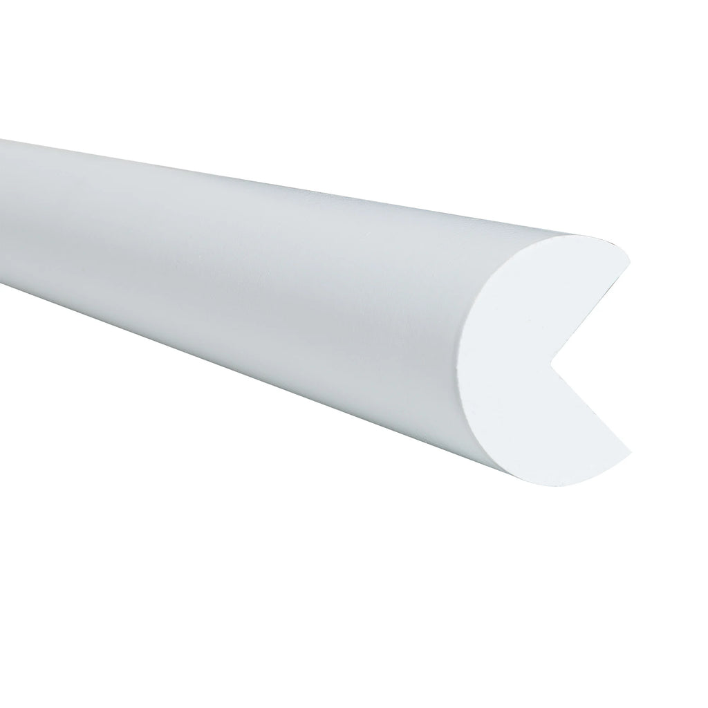 Stootrand O profiel – stootbescherming zelfklevend – 1 meter – wit