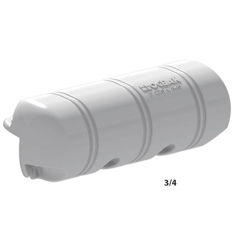 Ocean Steiger Stootrand Bumper 3/4 – Steigerfender – UV Bestendig PVC – 640 mm – Wit