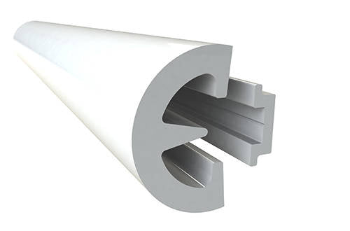 Wilks PVC Stootrand boot Bump 65 – Bootrand bescherming – kliksysteem – Per meter – Zwart of wit