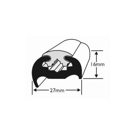 Wilks PVC Stootrand boot type 180 – Bootrand bescherming – UV-bestendig – Per meter