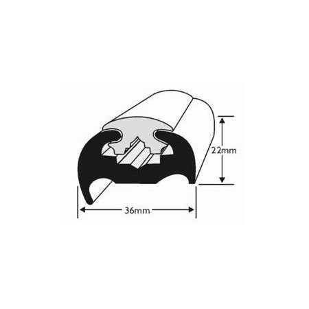 Wilks PVC Stootrand boot type 370 – Bootrand bescherming – UV-bestendig – Per meter