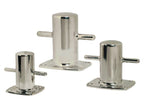 RVS bolder – steigerbolder – RVS A4-AISI316 –  hoogte 105 tot 170 mm