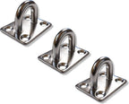 RVS steigeroog met vierkante grondplaat - RVS A2-AISI 304