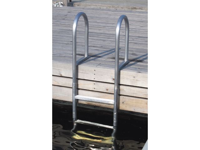 Aluminium zwemtrap voor steiger - geanodiseerd aluminium - 3 of 5 Treden - zwemtrap steiger